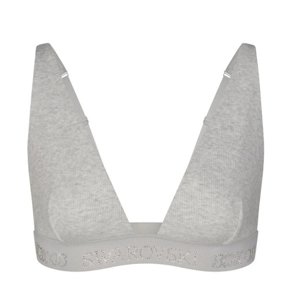 Swarovski Gray Women's Bralette